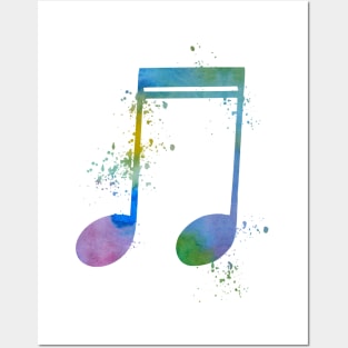 Musical note Posters and Art